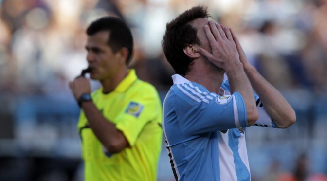 Argentina juega acojonada